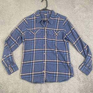 Patagonia Shirt Womens Small Plaid Flannel Button Up Long Sleeve Organic Cotton